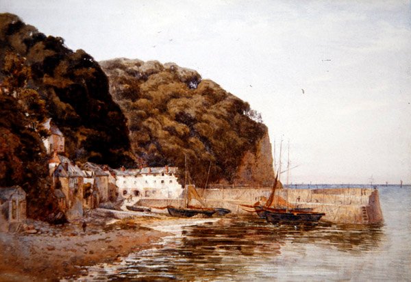 Red Lion Hotel, 1890 körül (akvarell, papír) alkotó: Ernest Arthur Rowe