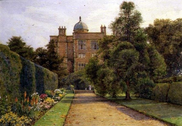 The Long Border, Doddington Hall, Nether Stowey, Somerset alkotó: Ernest Arthur Rowe