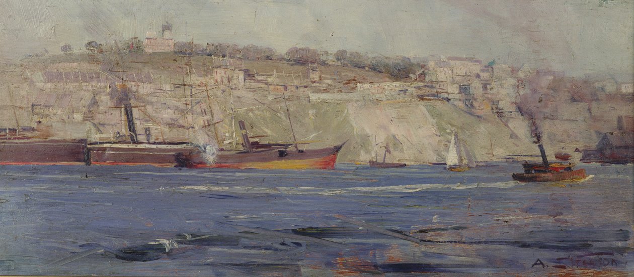 Observatory Hill, Millers Point, Sydney alkotó: Arthur Streeton