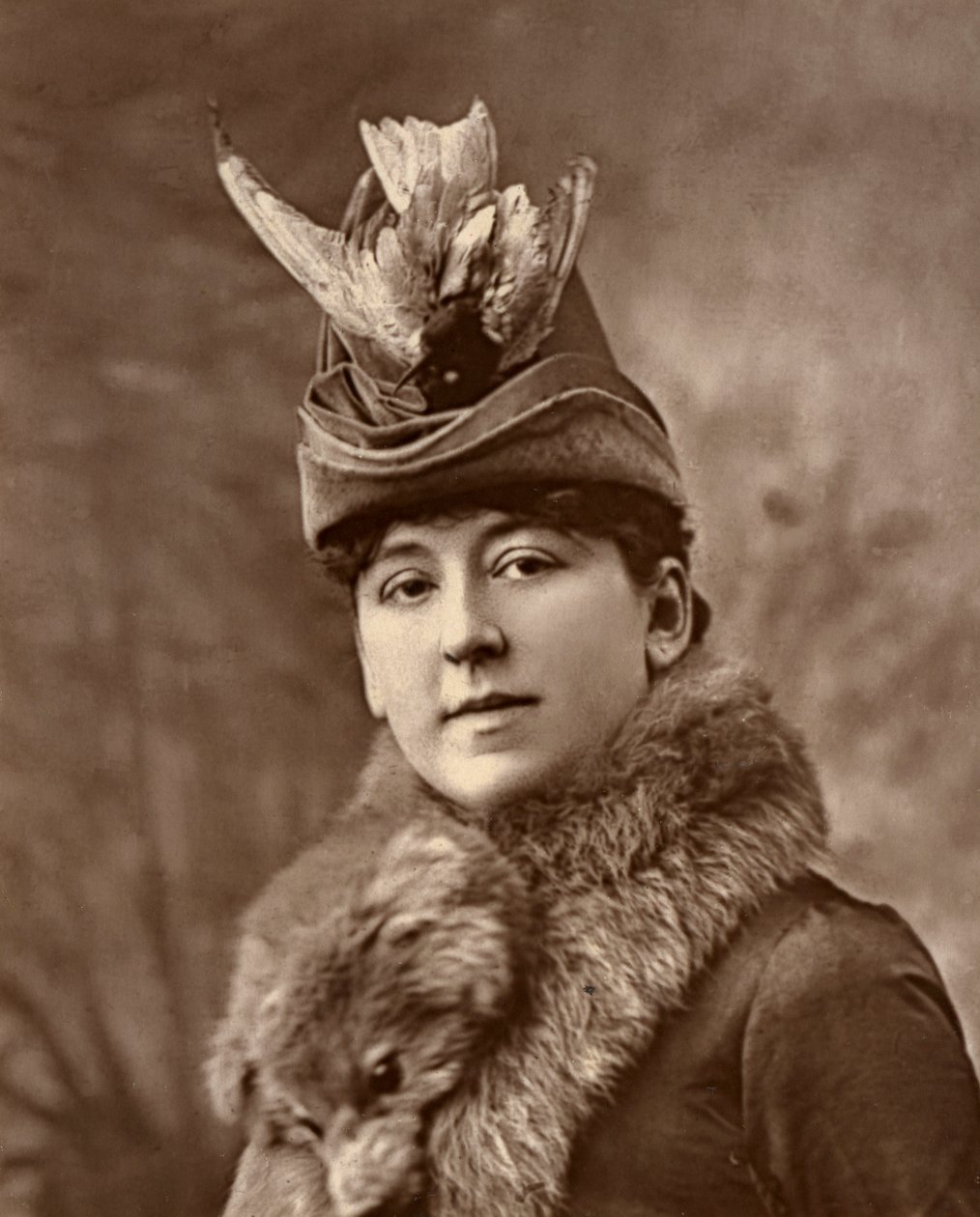 Amy Roselle brit színésznő, 1887 alkotó: Ernest Barraud