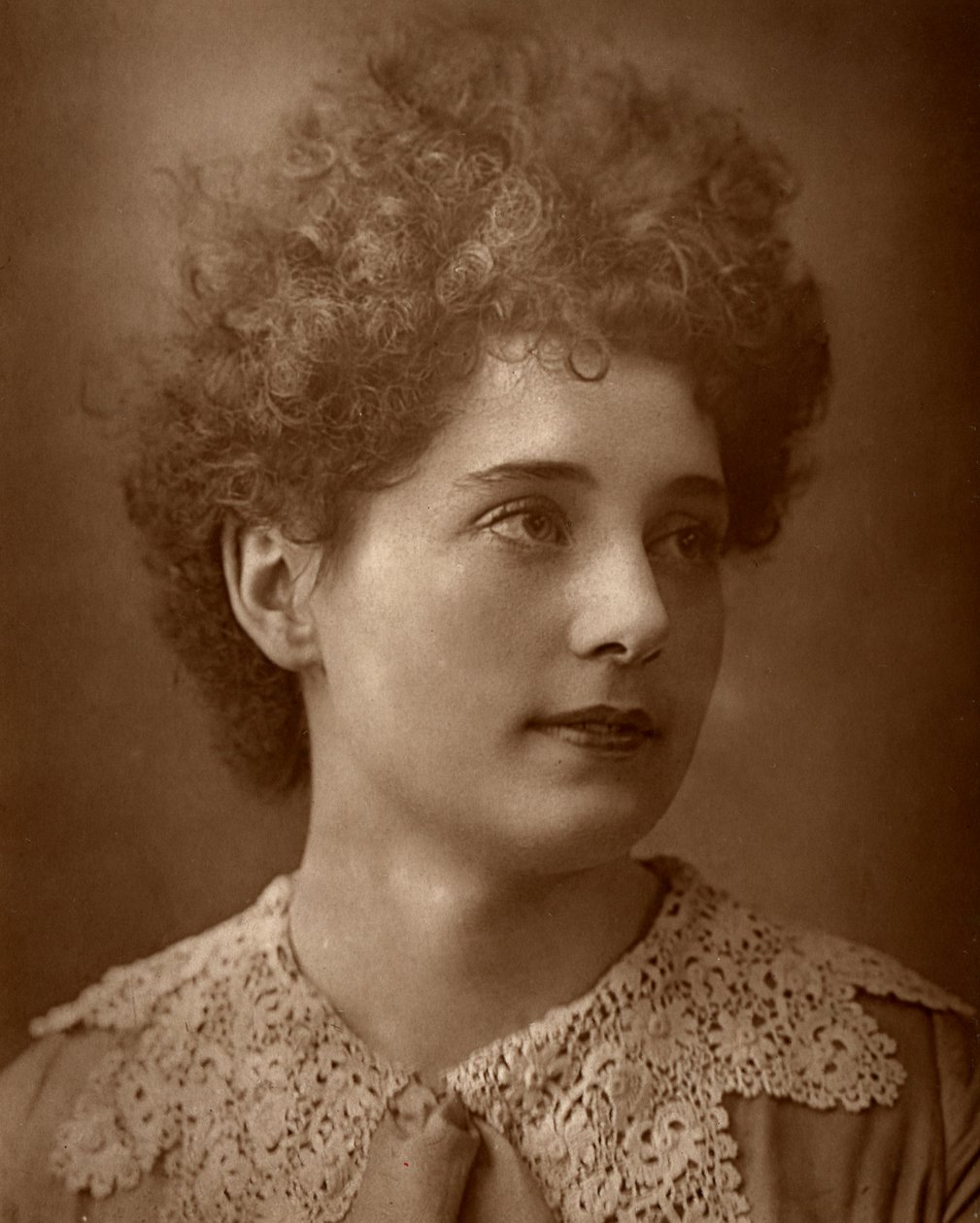 Blanche Horlock brit színésznő, 1887 alkotó: Ernest Barraud
