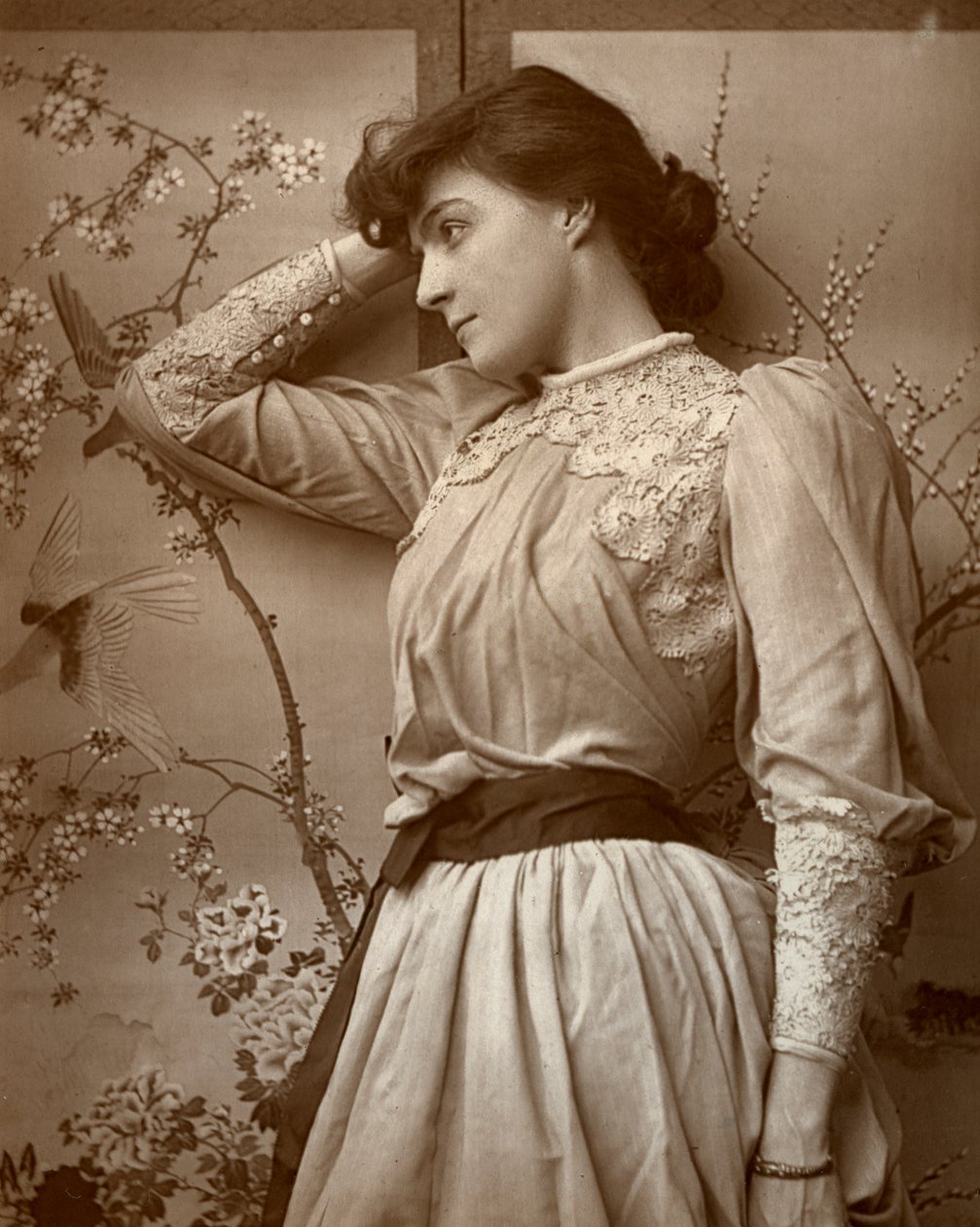 Cora Urquhart Brown-Potter amerikai színésznő, 1887 alkotó: Ernest Barraud