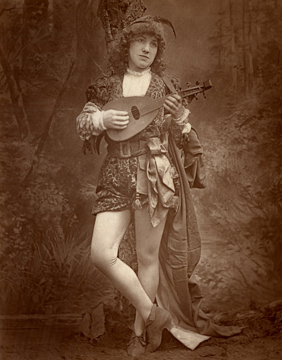 Grace Hawthorne amerikai színésznő, 1888. alkotó: Ernest Barraud