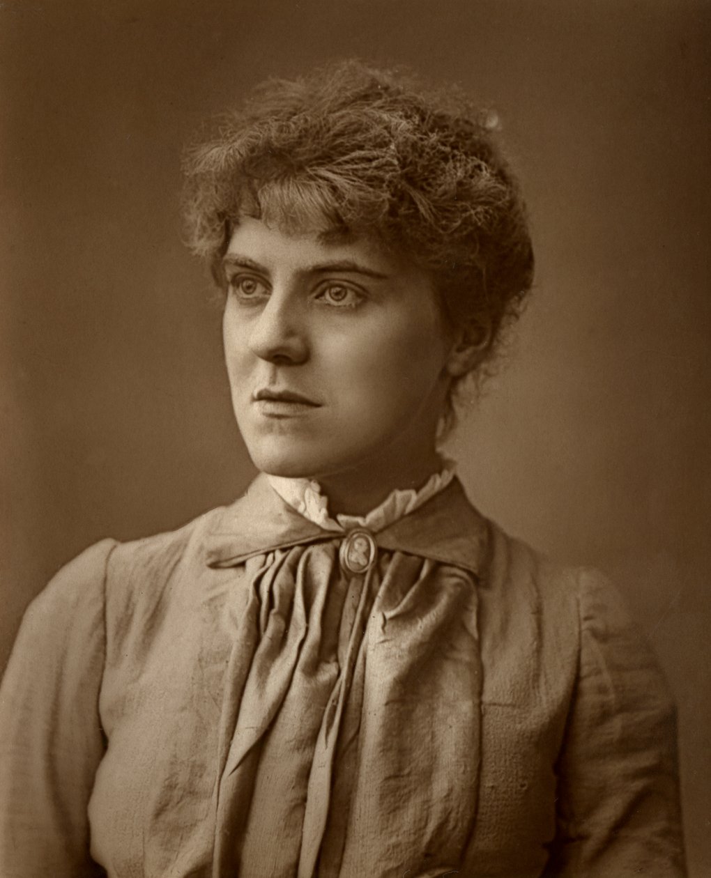 Janet Achurch brit színésznő és színész-menedzser, 1887 alkotó: Ernest Barraud