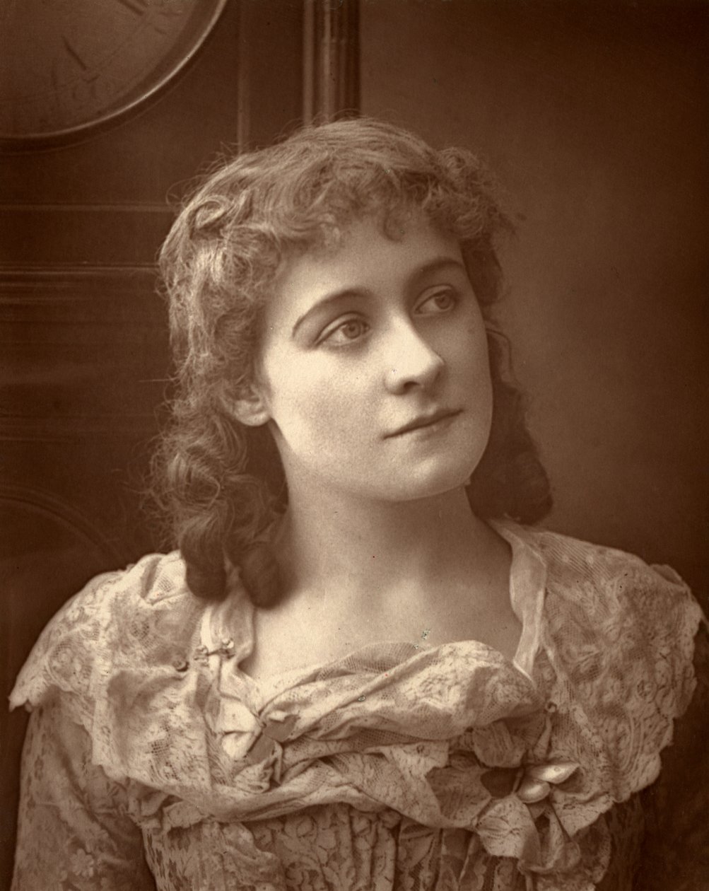 Kate Rorke, brit színésznő Sophiában, 1887 alkotó: Ernest Barraud