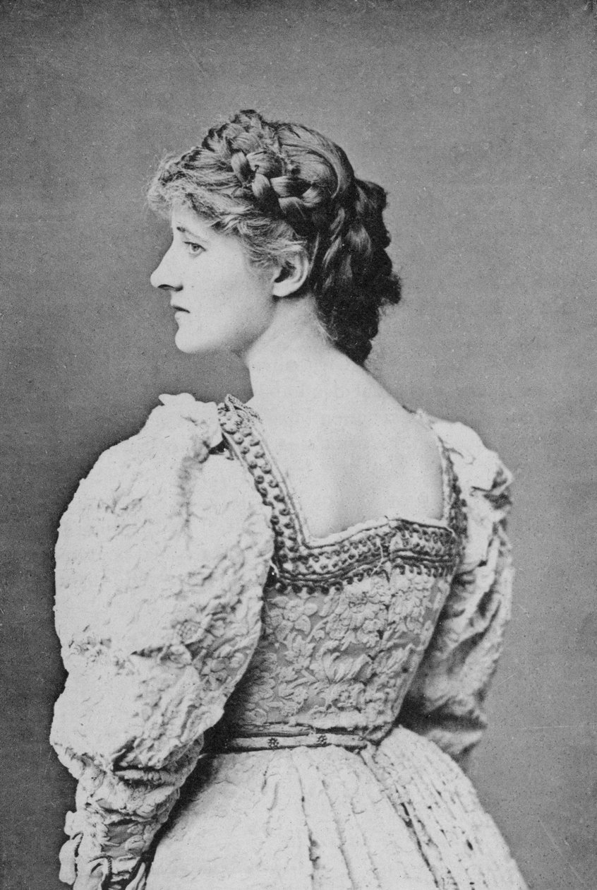 Mary Anderson amerikai színésznő, 1887 alkotó: Ernest Barraud