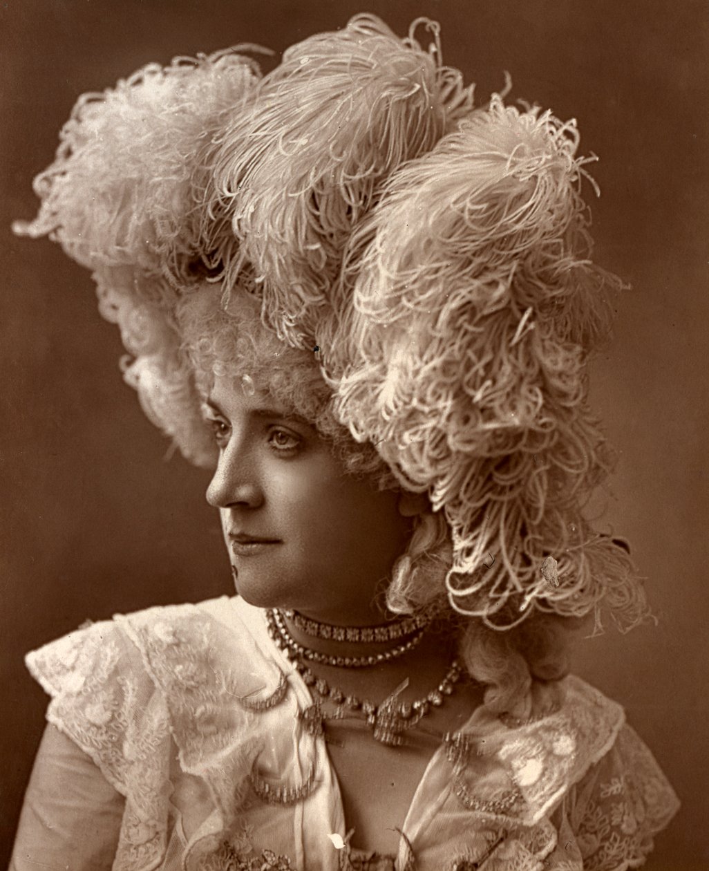 Miss Wadman brit színésznő, 1888 alkotó: Ernest Barraud