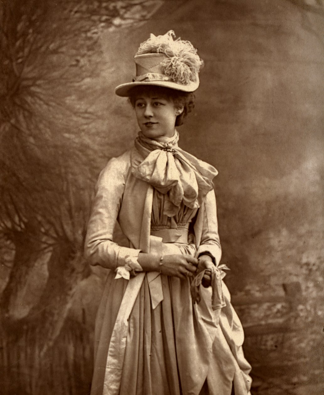 Violet Vanbrugh brit színésznő, 1887. alkotó: Ernest Barraud
