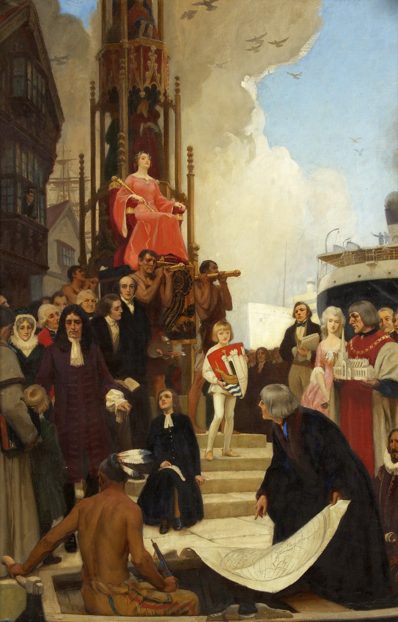 Bristol allegorikus képe alkotó: Ernest Board