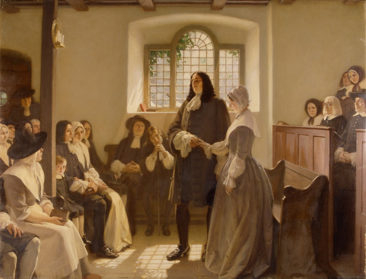 William Penn és Hannah Callowhill házassága a Friends