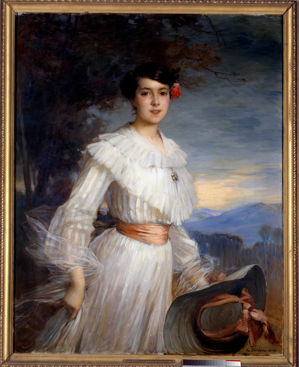 Madeleine Reclus portréja. Ernest Bordes festménye (1852-1914) alkotó: Ernest Bordes