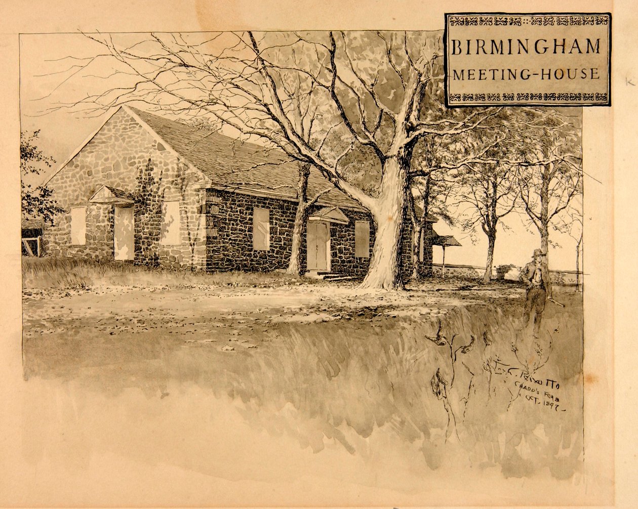 Birmingham Meeting House alkotó: Ernest C. Peixotto