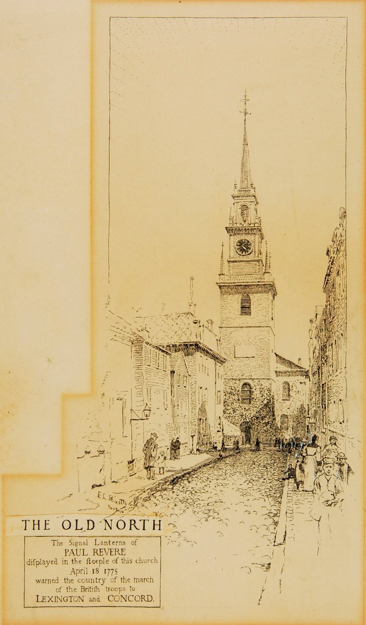 Boston--North Church alkotó: Ernest C. Peixotto