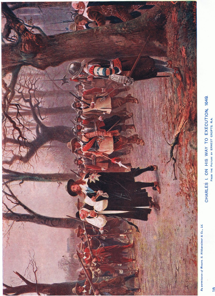 I. Károlyt elkísérték a kivégzésére alkotó: Ernest Crofts