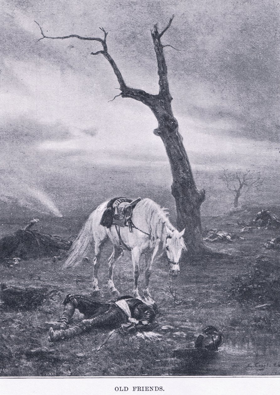 Régi barátok, a The Magazine of Art 1893-ból, Cassell and Company alkotó: Ernest Crofts