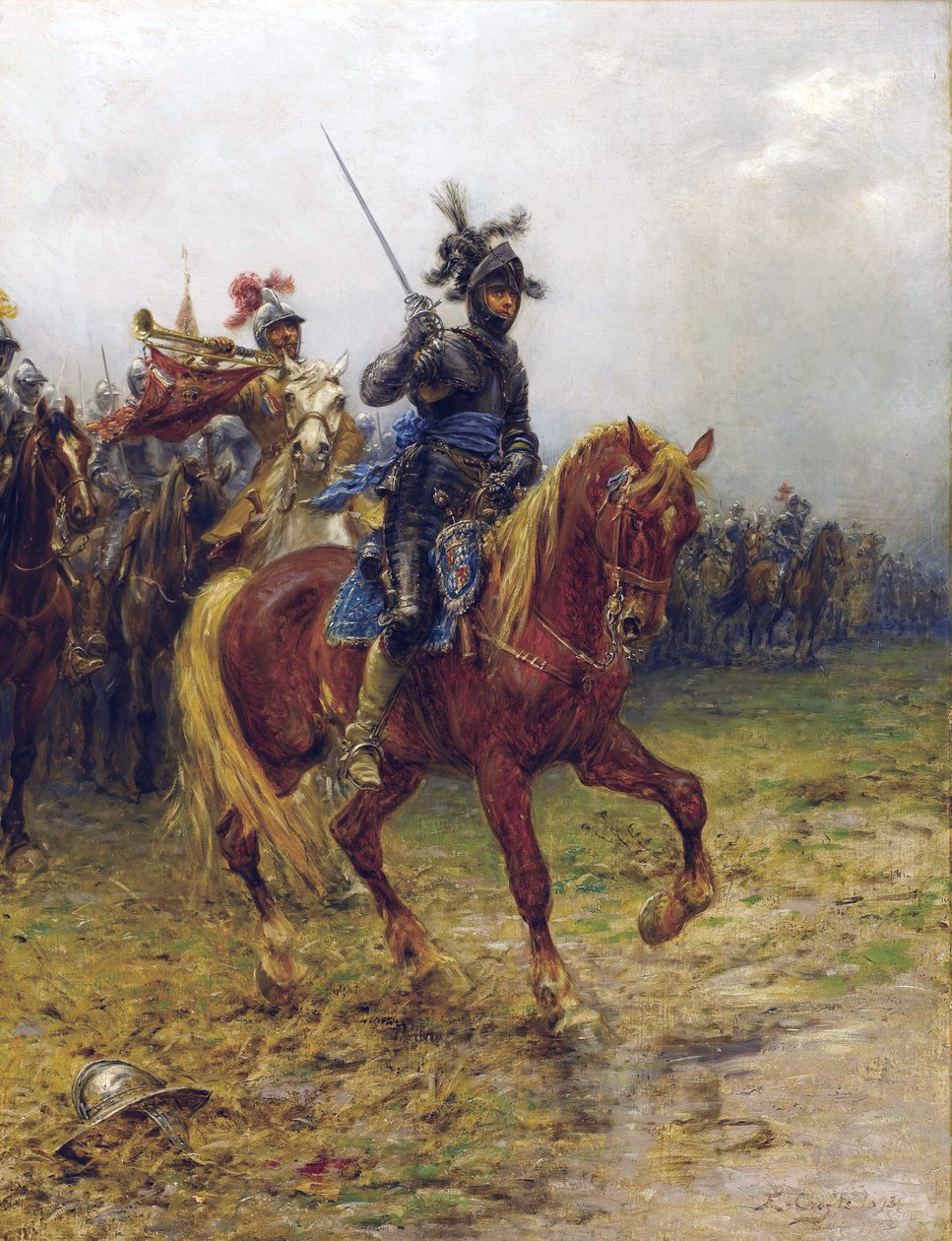 A pfalzi Ruprecht azt mondta, hogy a rajnai Rupert vagy Rupert herceg, katona, metsző és feltaláló – Rupert herceg, rajnai nádor gróf (1619-1682), Cumberland hercege, Crofts, Ernest (1847-1911) által. olajfestmény alkotó: Ernest Crofts