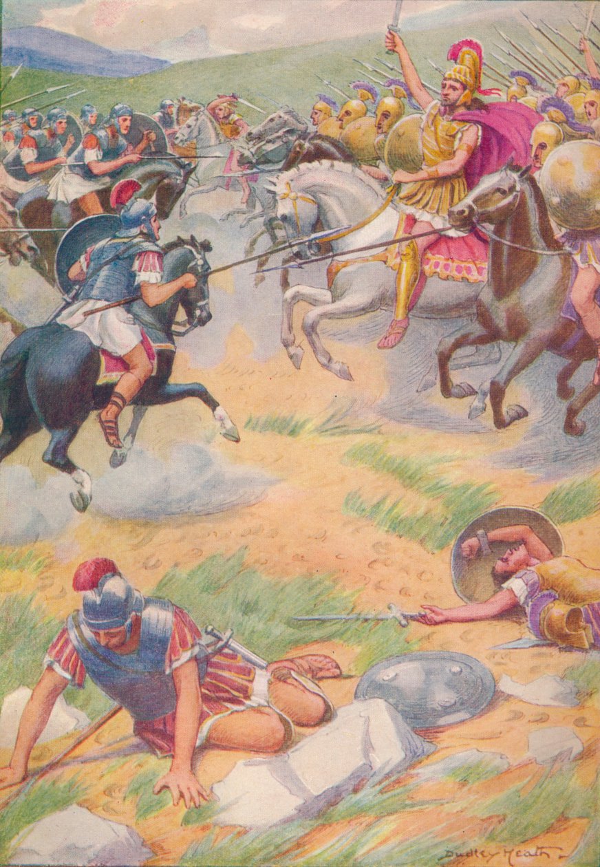 Pyrrhus páncélja gazdagabb és szebb volt, mint katonáié, c1912 1912 alkotó: Ernest Dudley Heath