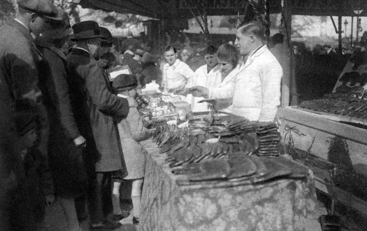 Mézeskalács eladó, Párizs, 1931 alkotó: Ernest Flammarion