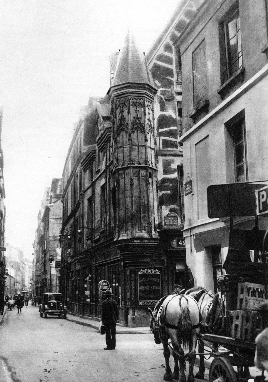 Rue Vieille du Temple, Hotel Barbette, Párizs, 1931. alkotó: Ernest Flammarion