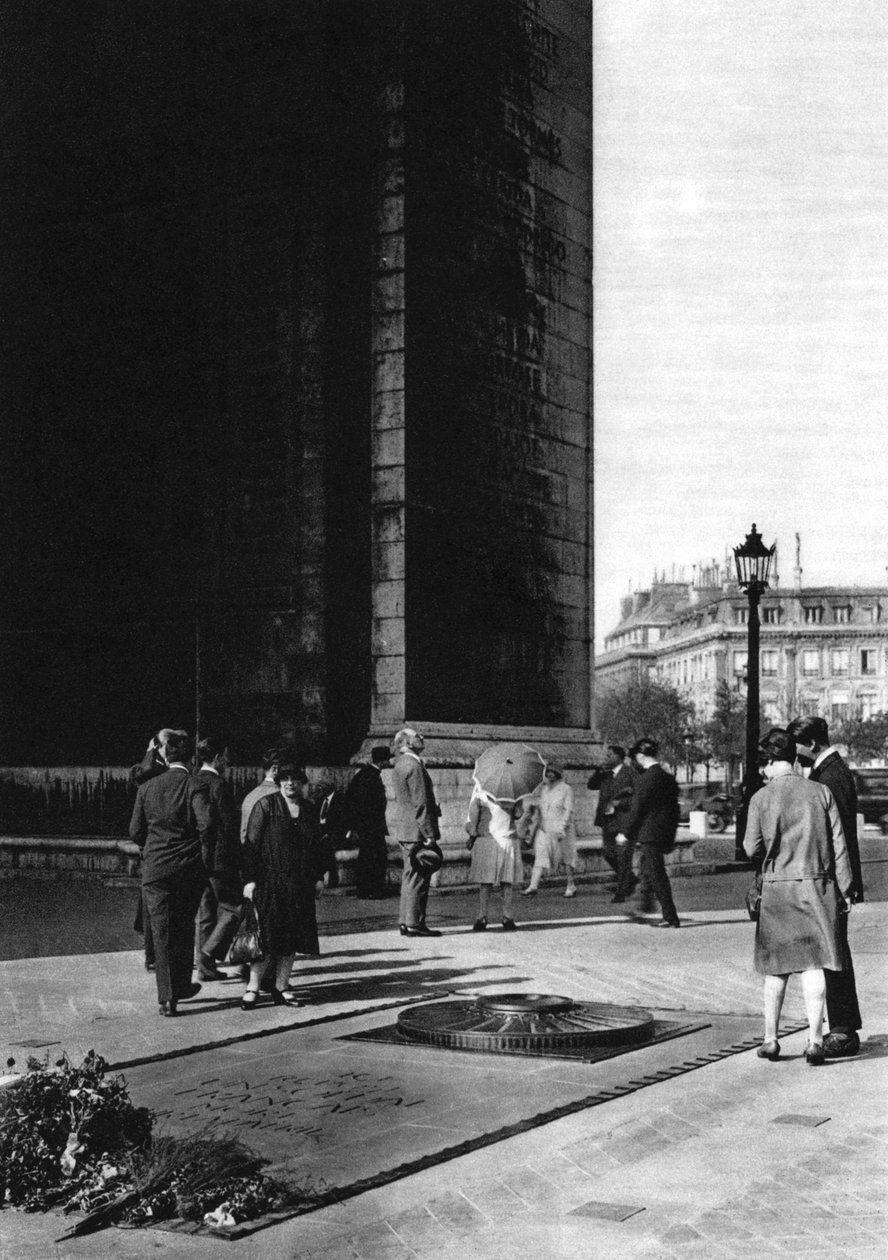 Az ismeretlen katona sírja, Párizs, 1931. alkotó: Ernest Flammarion