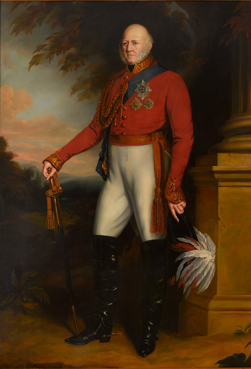 Portré H.R.H. Adolphus Frederick, Cambridge hercege (1774-1850) alkotó: Ernest Gustave Girardot