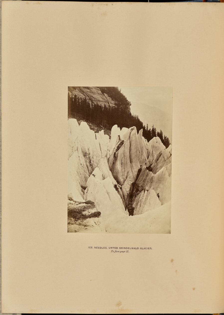 Jégtűk - a Grindelwald-gleccser alatt alkotó: Ernest H. Edwards
