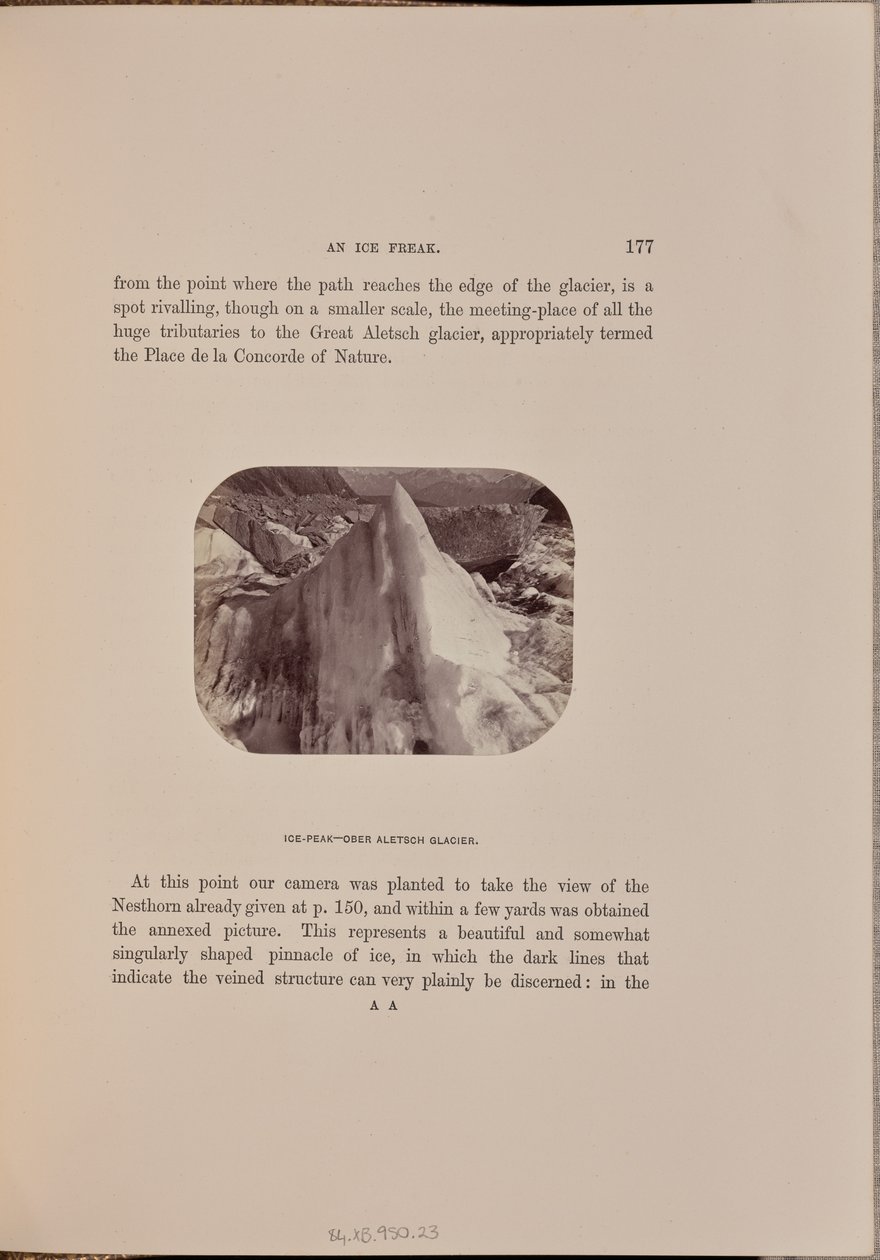 Ice-Peak - Felső Aletsch-gleccser alkotó: Ernest H. Edwards