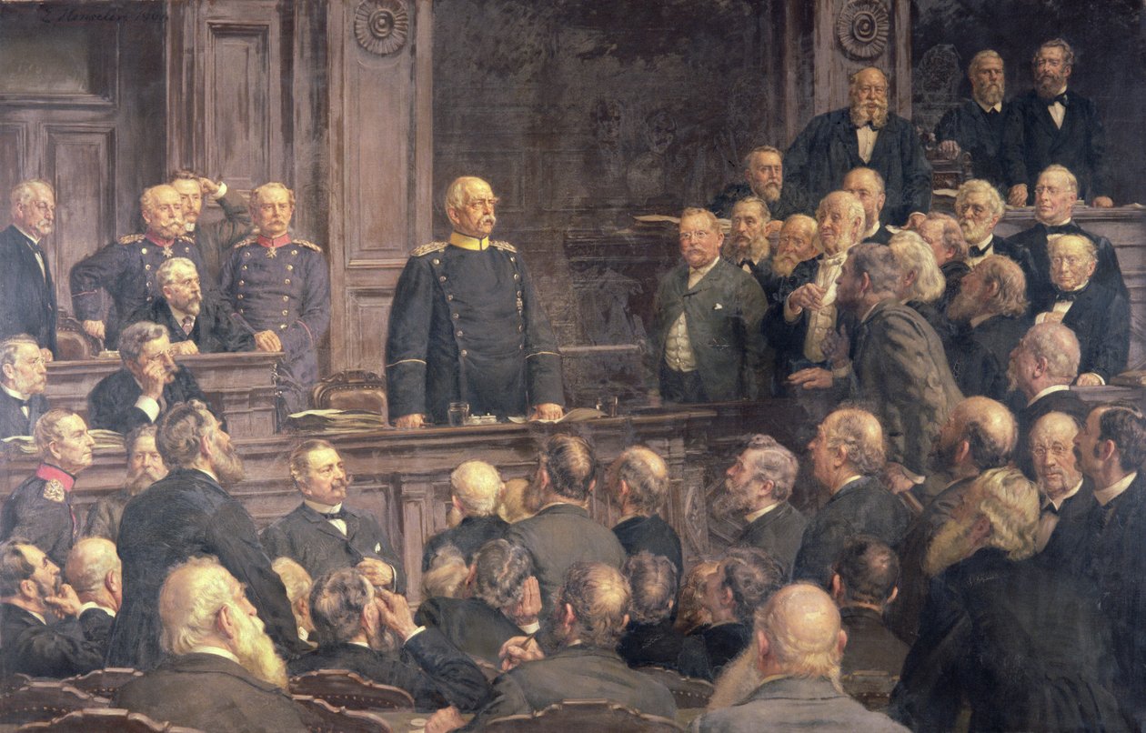 A Német Reichstag konferenciája 1888. február 6-án alkotó: Ernest Henseler