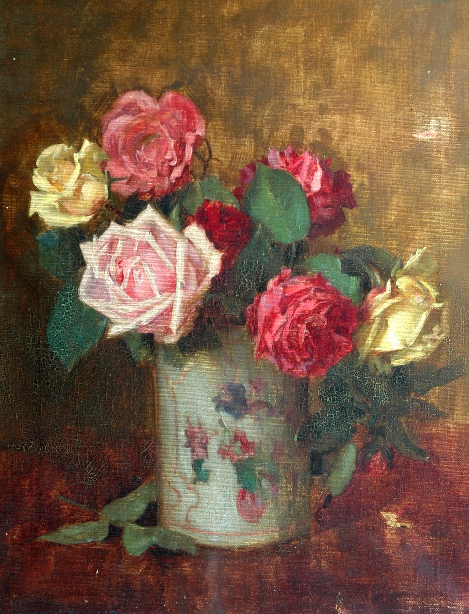 Rózsa (olaj, vászon) alkotó: Ernest Higgins Rigg