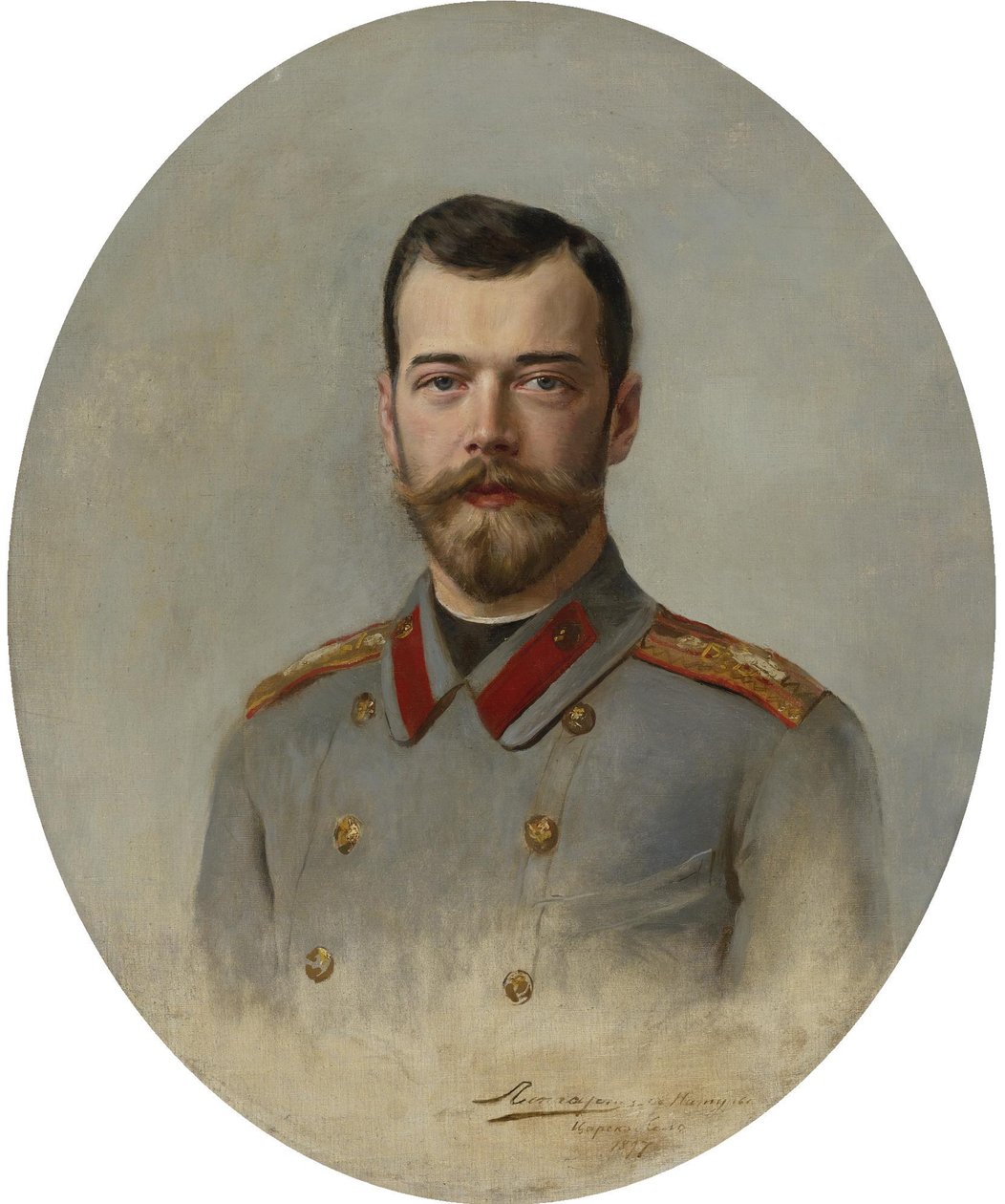 Miklós császár portréja 1868-1918, 1897 alkotó: Ernest Karlovich Liphart