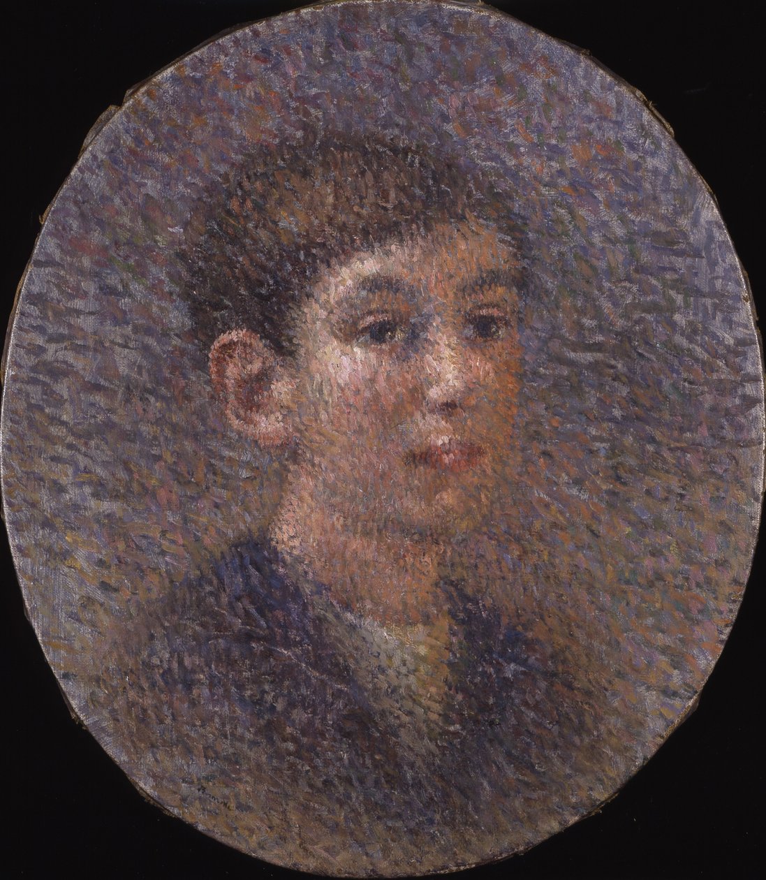 Egy fiú portréja, dátum ismeretlen (olaj, vászon) alkotó: Ernest L. Bonnotte