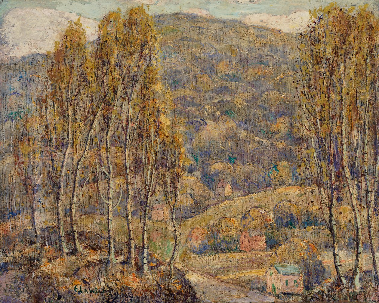 Bükkfák, n.d. alkotó: Ernest Lawson