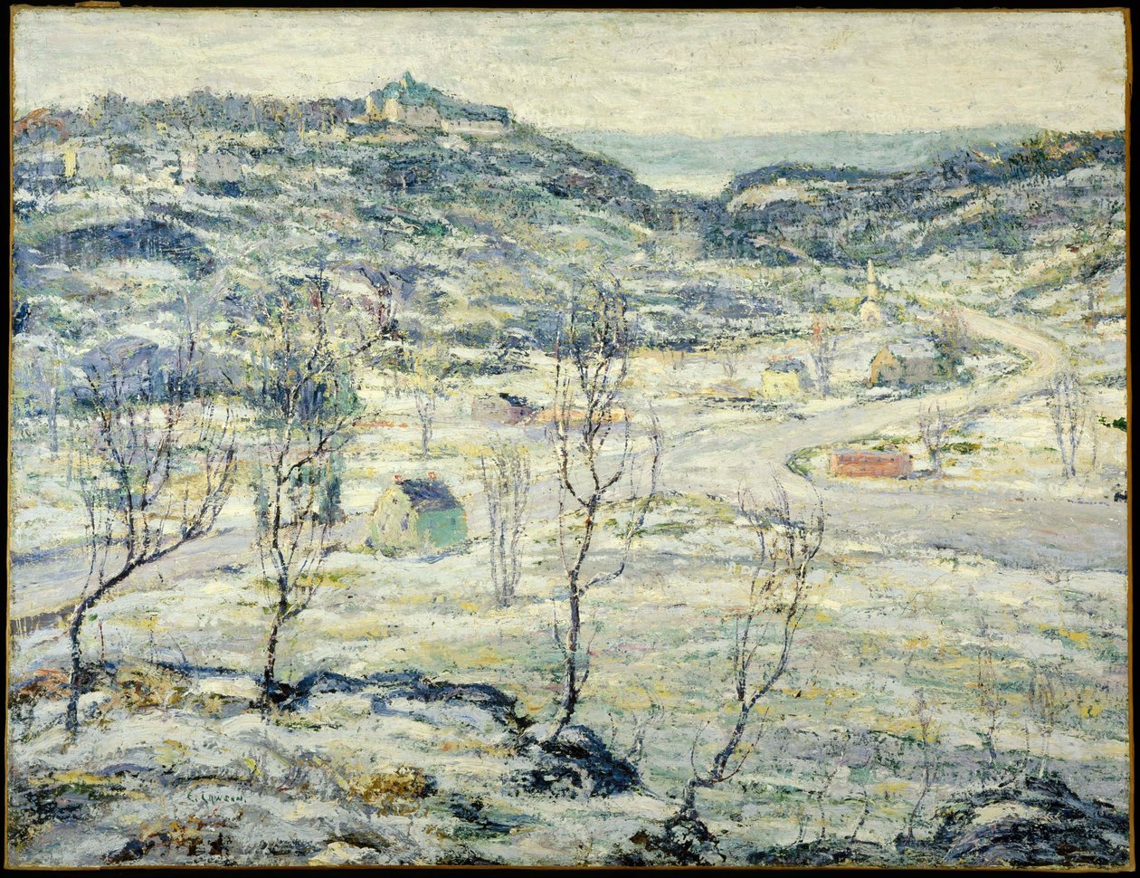 Harlem Valley, tél alkotó: Ernest Lawson