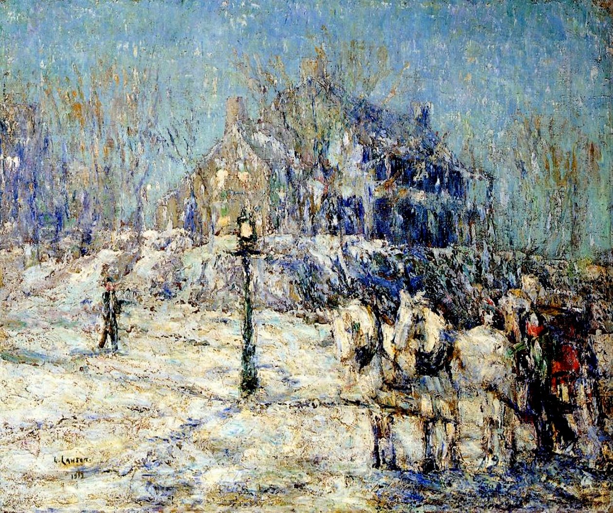 A Dyckman-ház, 1913 alkotó: Ernest Lawson