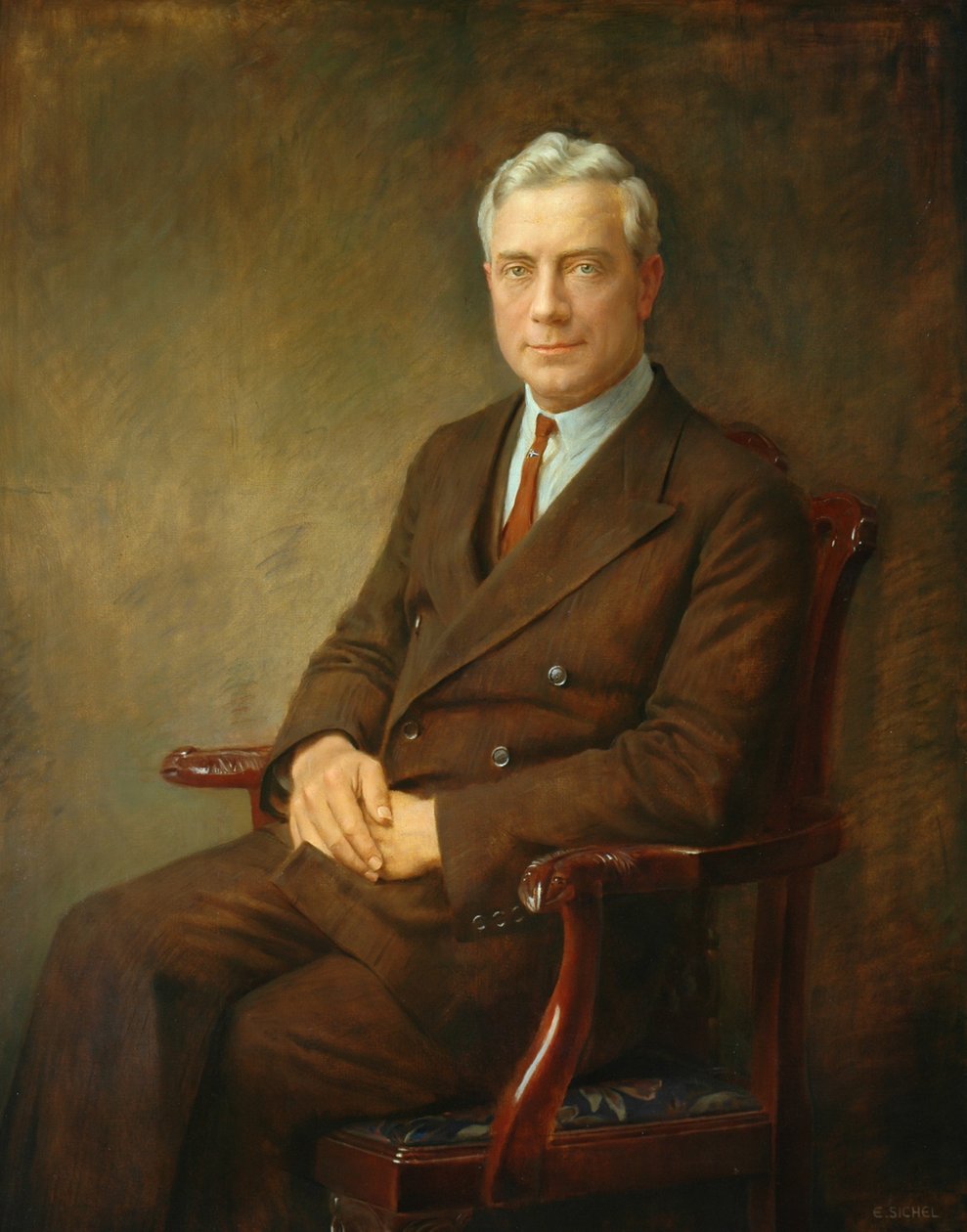 Sir Benjamin Dawson, 1920 körül alkotó: Ernest Leopold Sichel
