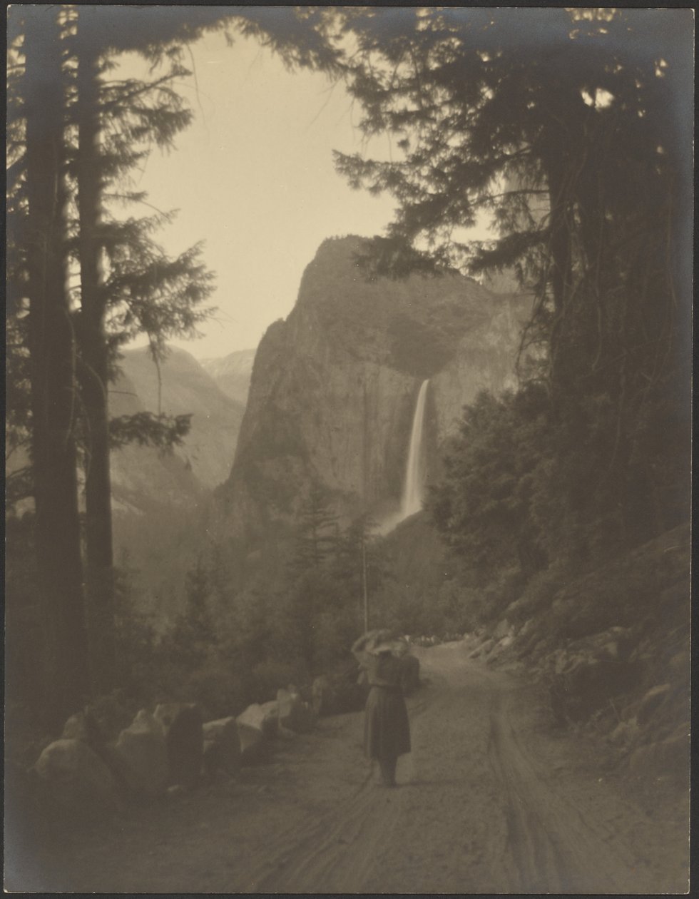 Bridal Veil vízesés, Yosemite alkotó: Ernest Mitchell Pratt