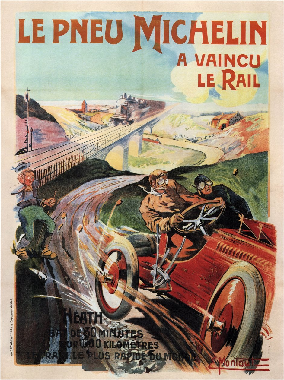 Michelin gumiabroncsok, 1905 alkotó: Ernest Montaut
