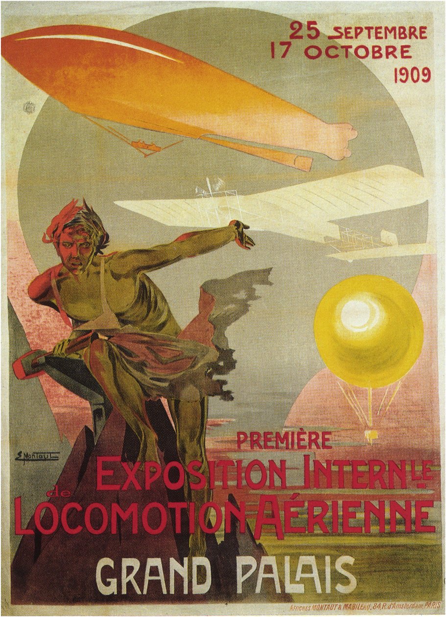 Az első légi mozdonykiállítás, 1909 alkotó: Ernest Montaut