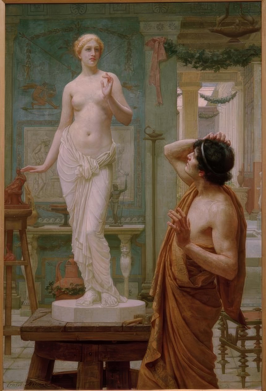 Pygmalion és Galatea alkotó: Ernest Normand