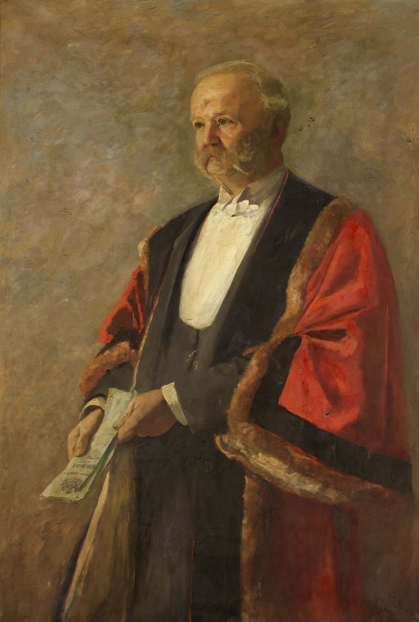 Alderman C.P. Billing, 1922 körül (olaj, vászon) alkotó: Ernest Pile Bucknall