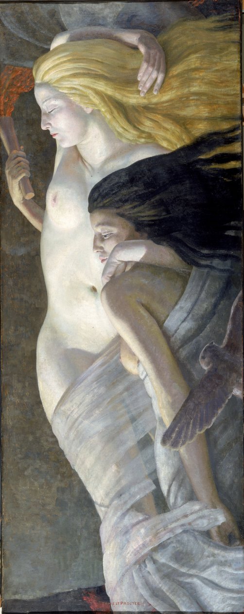 Éjszaka és este, 1930 körül alkotó: Ernest Procter