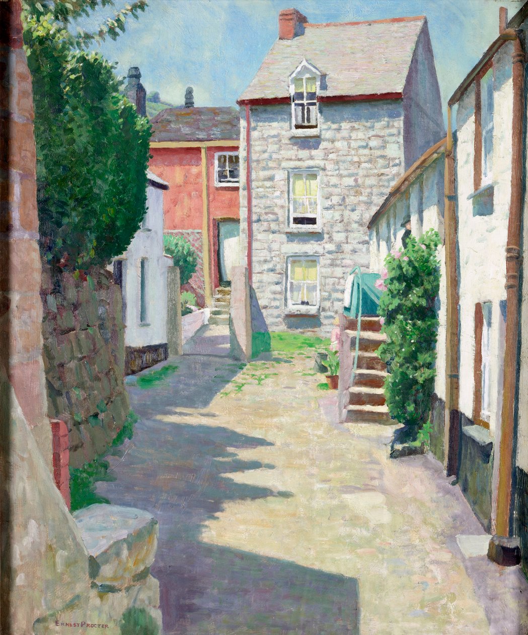 A házikó, 1931 körül alkotó: Ernest Procter