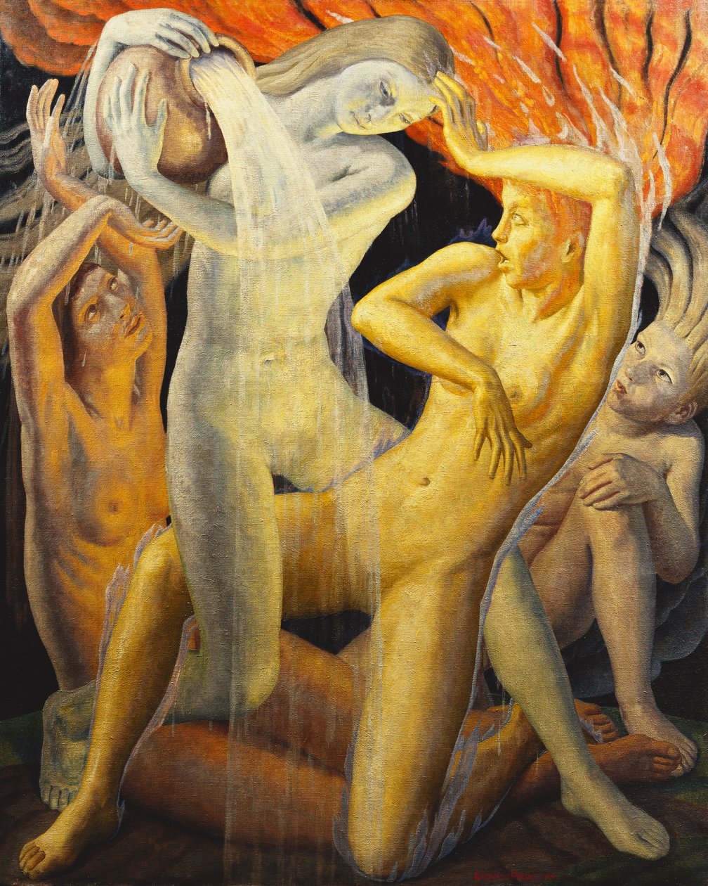 A négy elem, 1928 alkotó: Ernest Procter