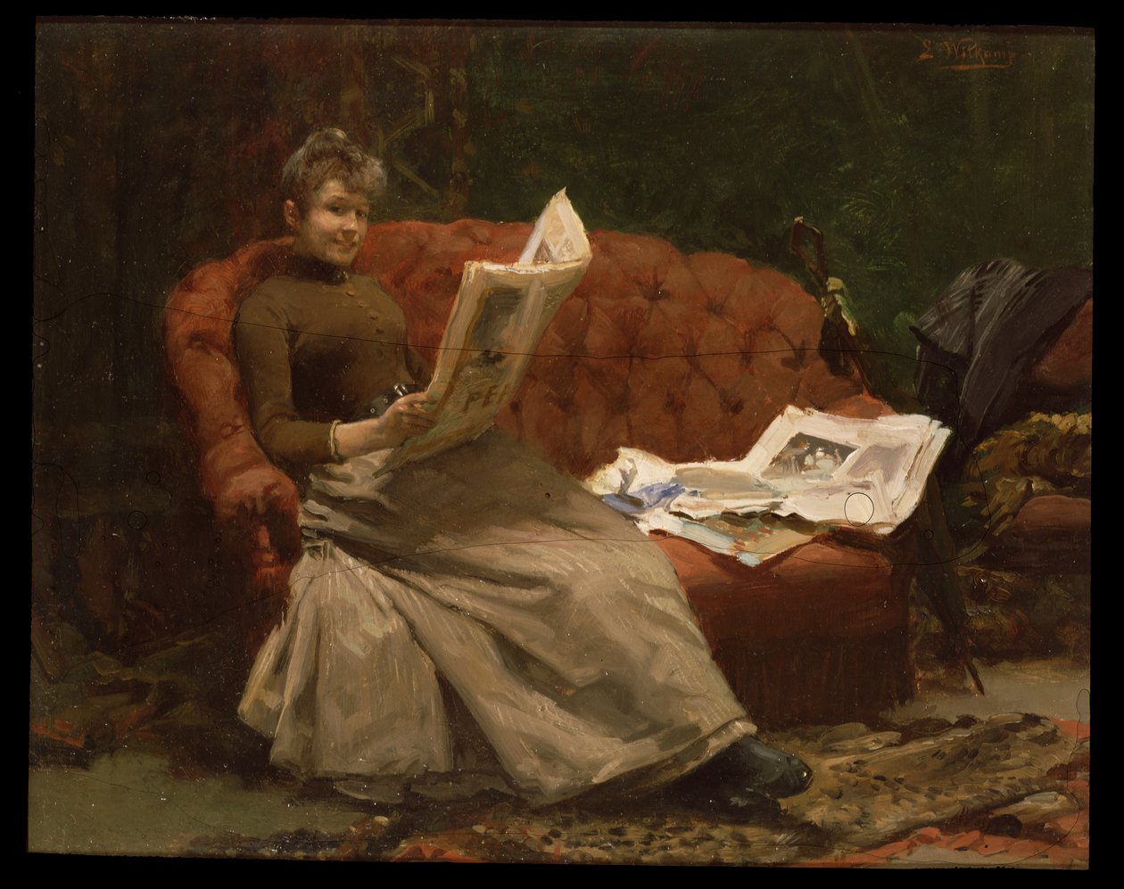 Lady Reading alkotó: Ernest Sigismund Witkamp