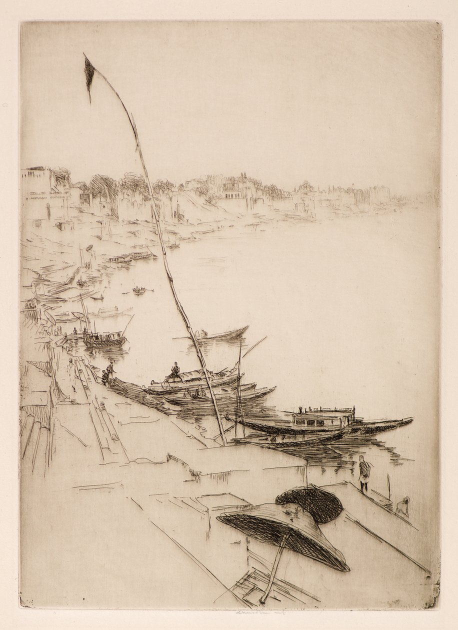 Az imazászló, XX. század (rézkarc és szárazhegy) alkotó: Ernest Stephen Lumsden