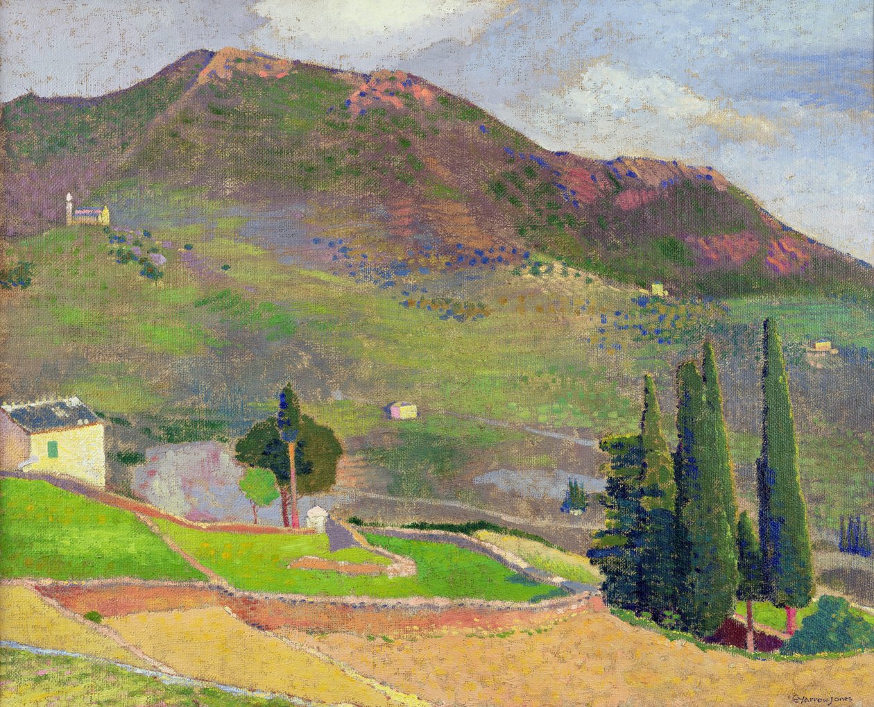Mount Ste. Győzelem (olaj, vászon) alkotó: Ernest Yarrow Jones