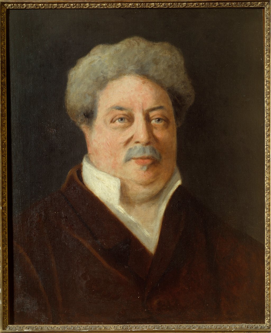 Alexandre Dumas Pere (1802-1870) portréja Ernestine Philippain festménye (19. század) 1860 Villers Cotterets. Alexandre Dumas Múzeum alkotó: Ernestine Philippain