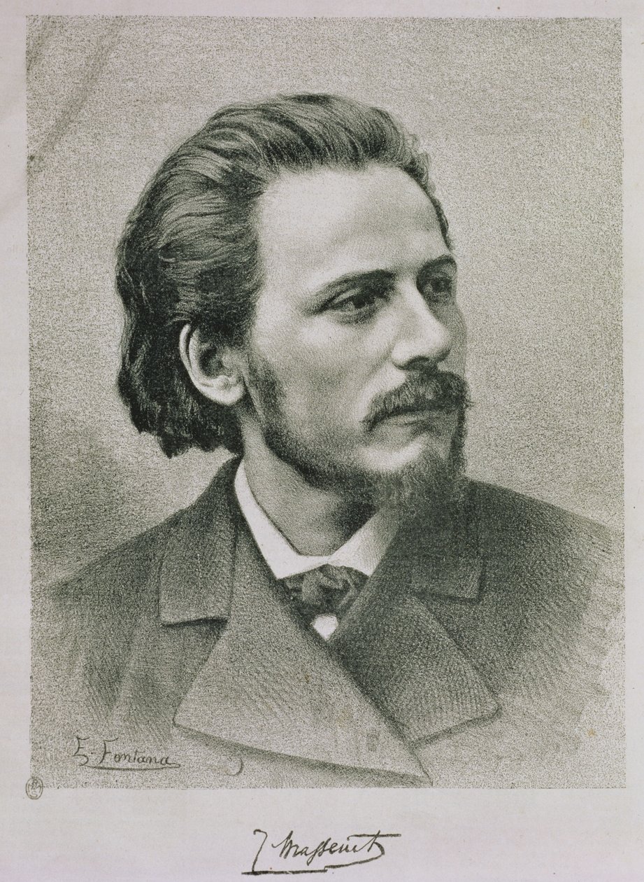 Jules Emile Massenet (1842-1912) alkotó: Ernesto Fontana