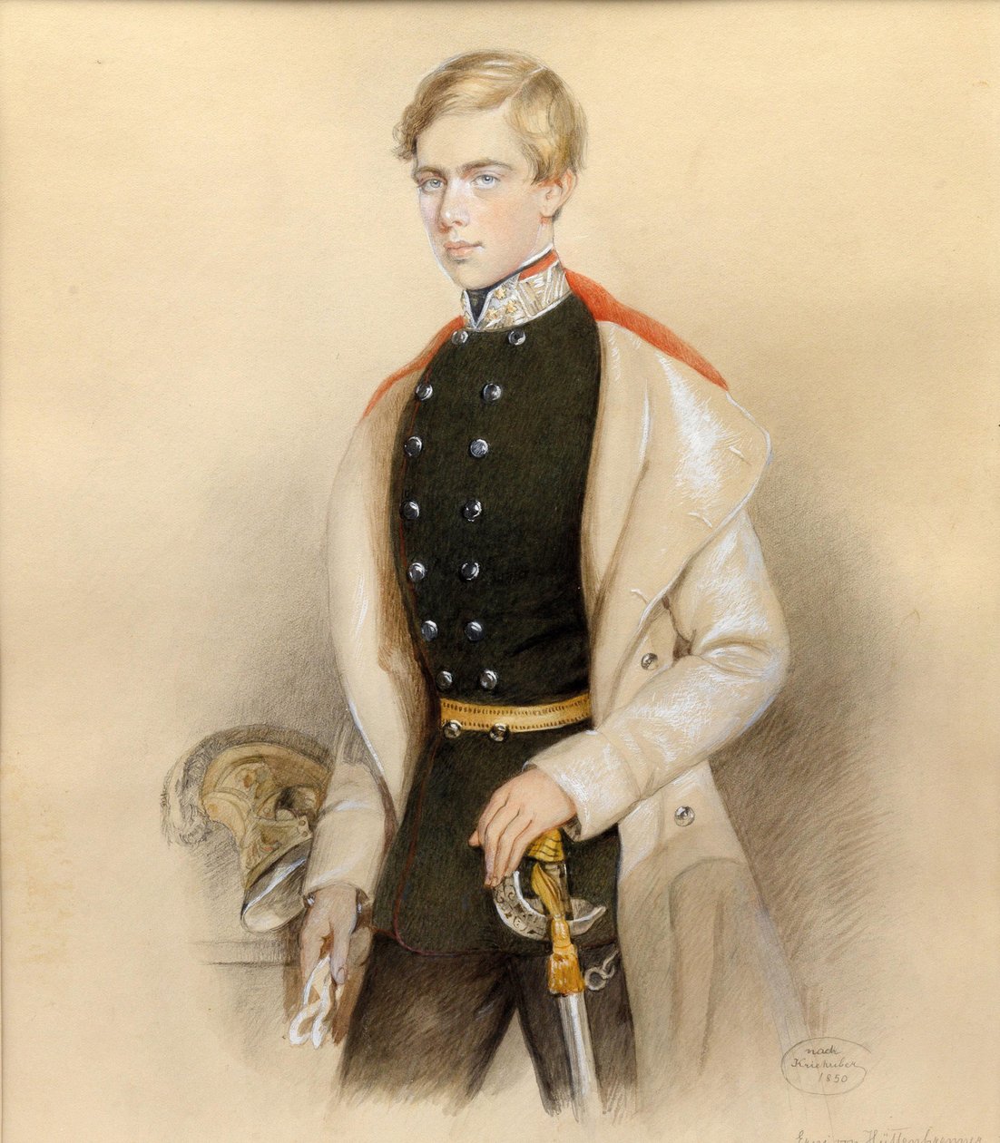 Ferdinánd Maximilian osztrák főherceg 1832-1867, 1850. alkotó: Erni von Hüttenbrenner