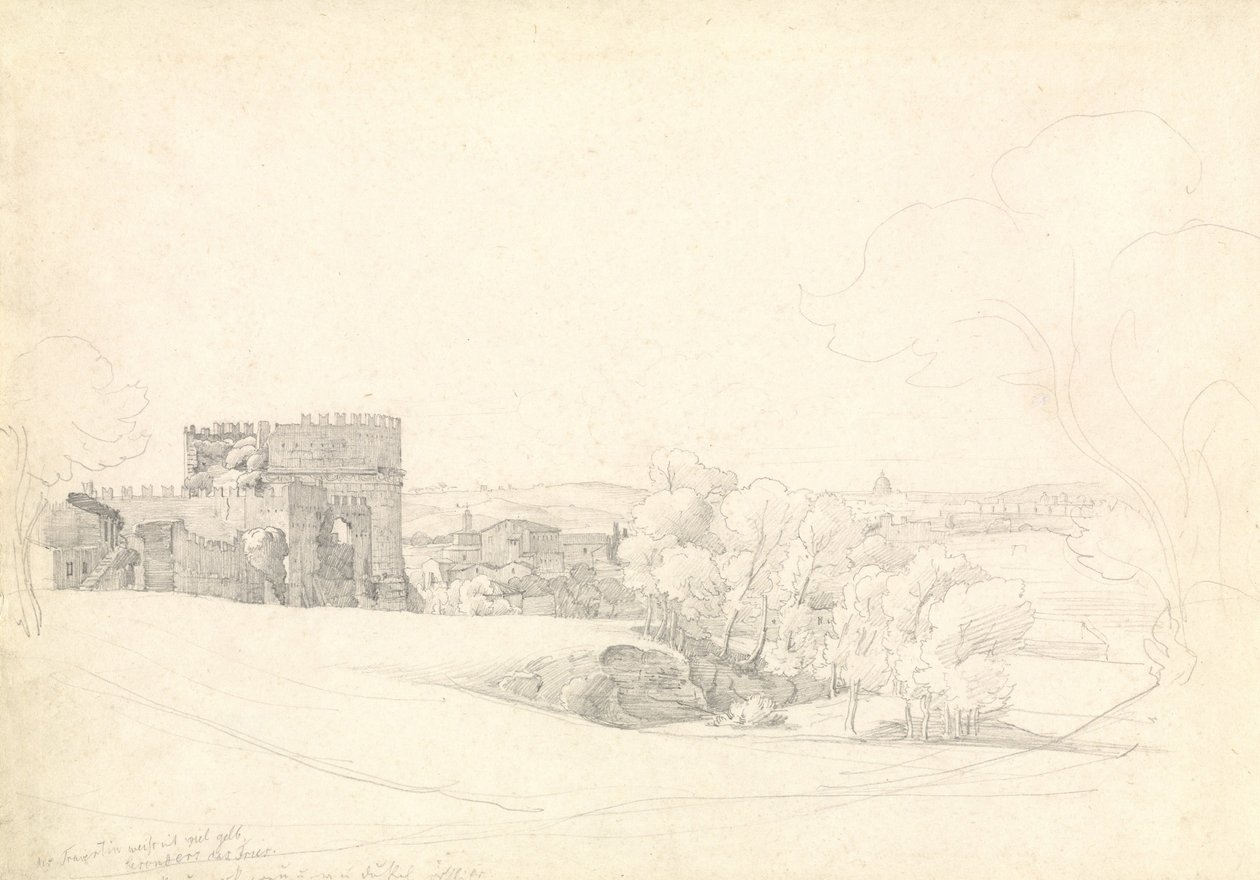 Via Appia Antica és Cecilia Metella sírja alkotó: Ernst Fries